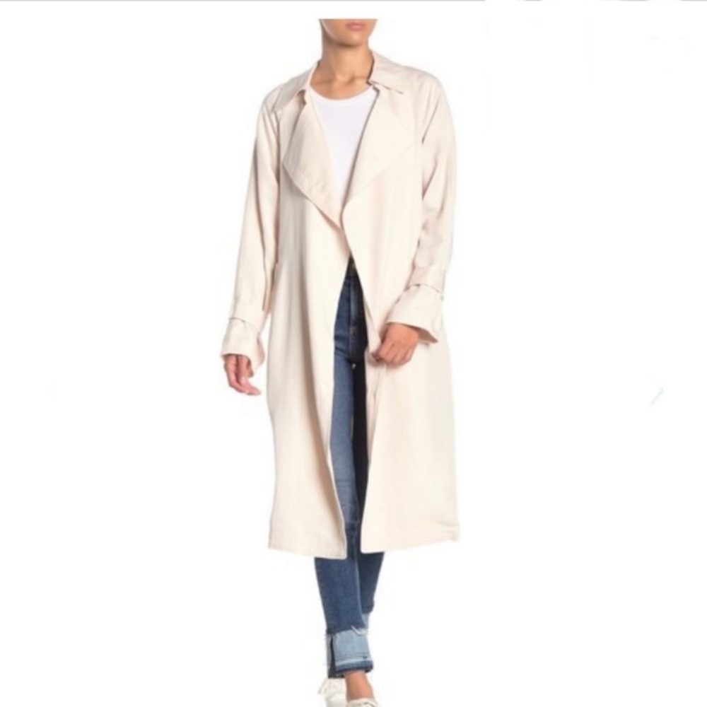 New Tart Large Gladys Belted Trench Coat: Large - Picture 2 of 5